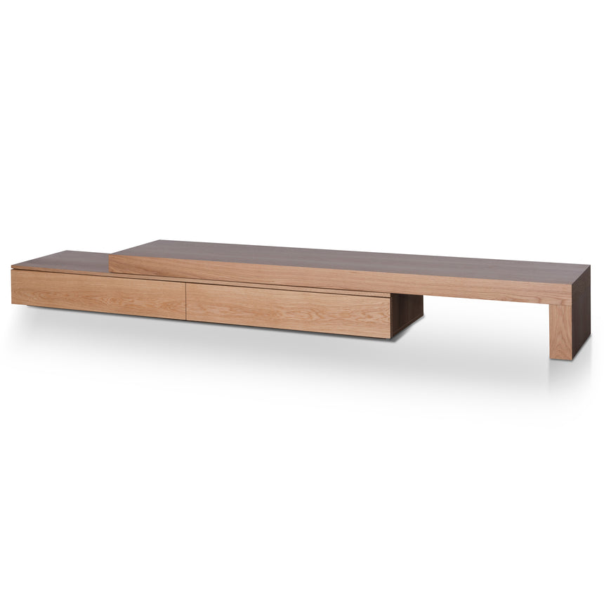 Extendable TV Entertainment Unit | Natural Oak | Myka Home