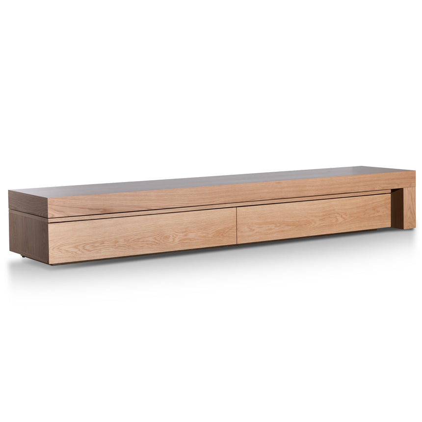 Extendable TV Entertainment Unit | Natural Oak | Myka Home - View 3