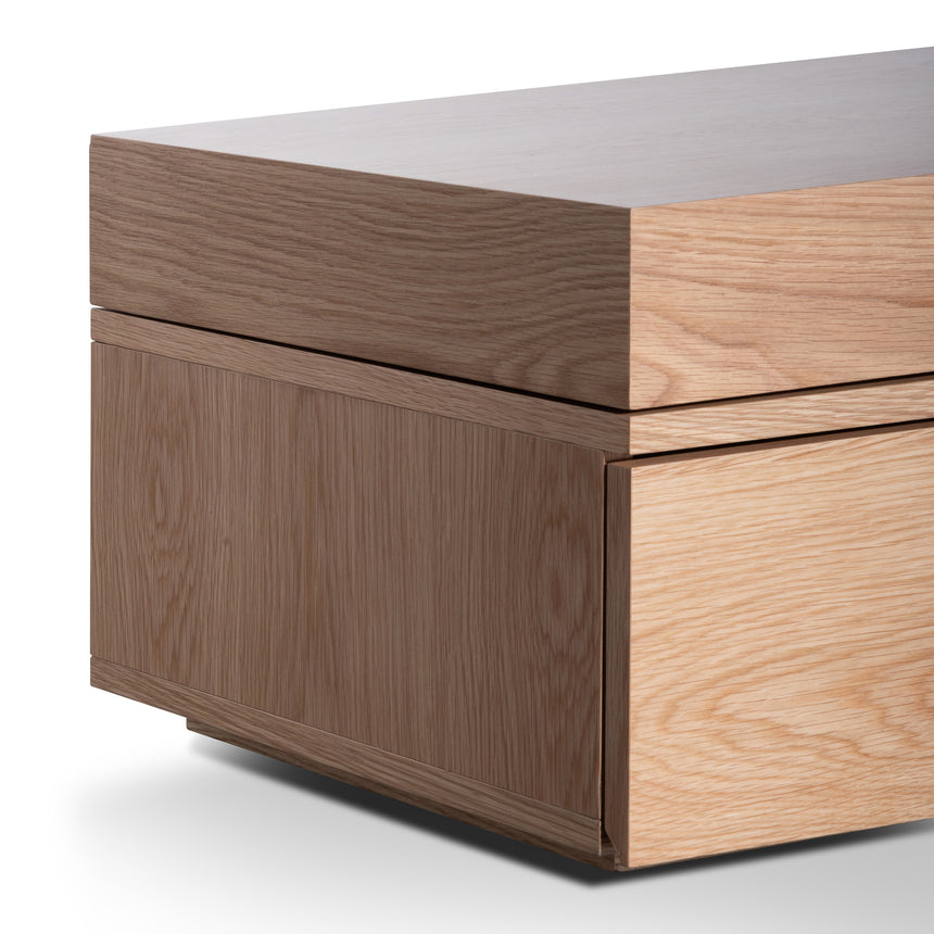 Extendable TV Entertainment Unit | Natural Oak | Myka Home - View 6