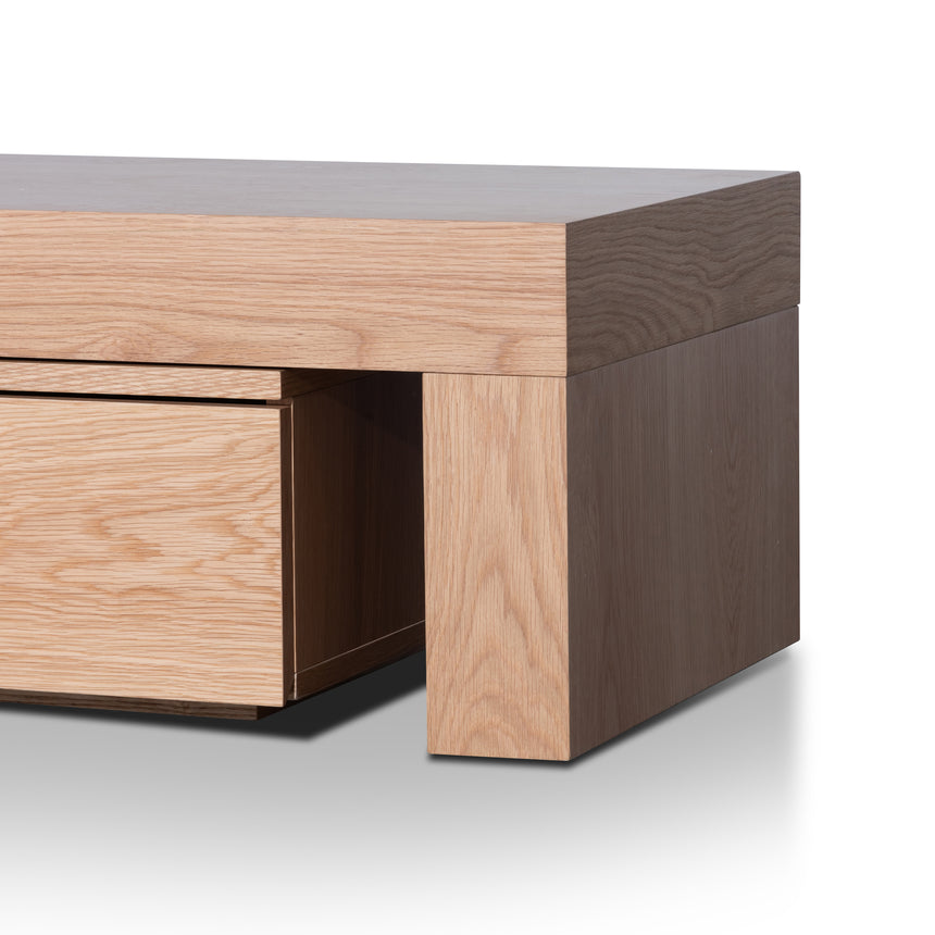 Extendable TV Entertainment Unit | Natural Oak | Myka Home - View 8