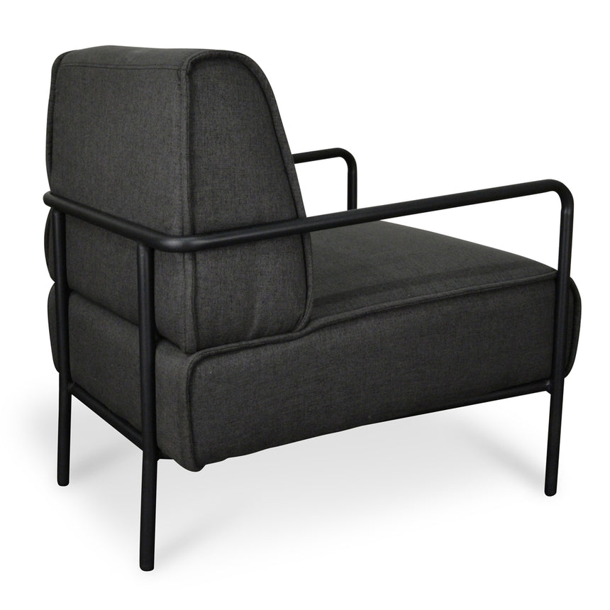 Lounge Chair | Dark Grey | Myka Home - View 3