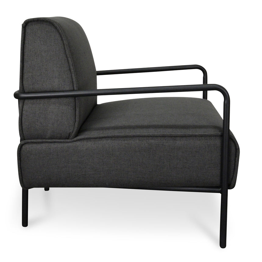 Lounge Chair | Dark Grey | Myka Home - View 5