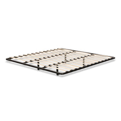 King Bed Frame - Cream White