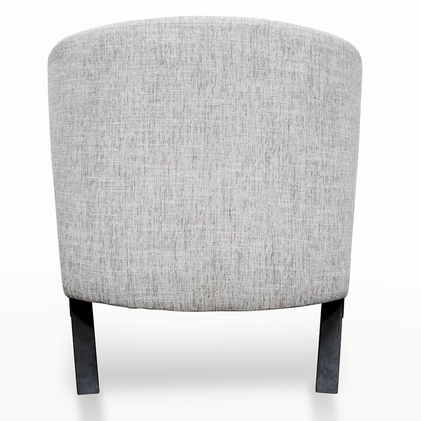 Armchair - Light Spec Grey - Black Oak - View 2