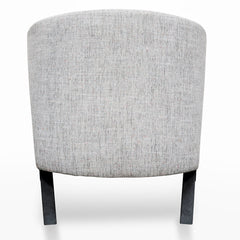 CLC2300-IG Armchair - Light Spec Grey - Black Oak