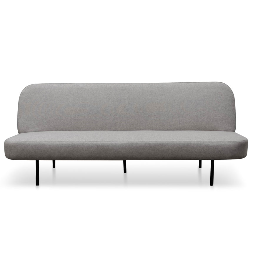 3 Seater Sofa Bed - Light Grey - View 2