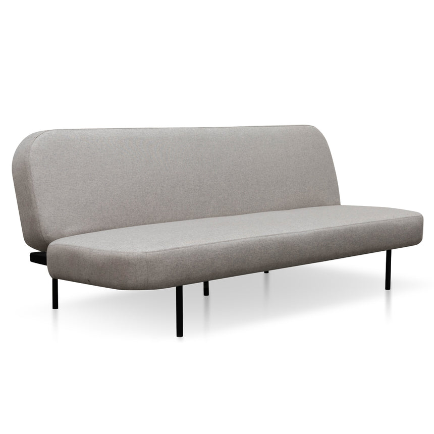 3 Seater Sofa Bed - Light Grey - View 3