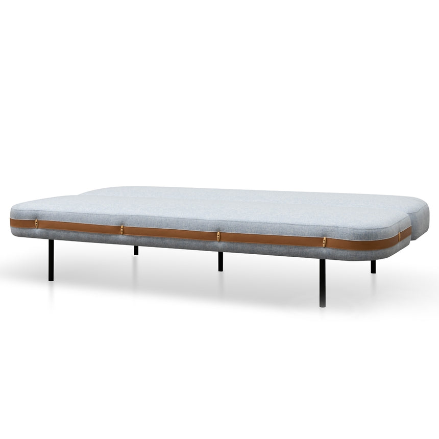 3 Seater Sofa Bed - Light Blue - View 5