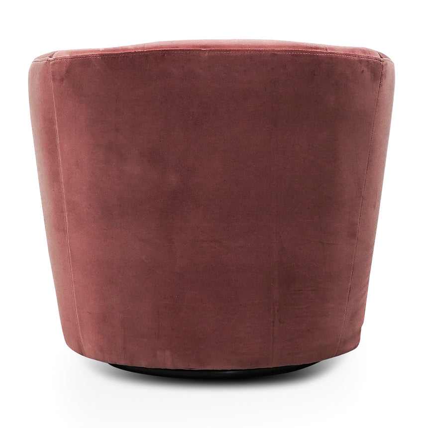 Swivel Lounge Chair - Blood Orange - View 7