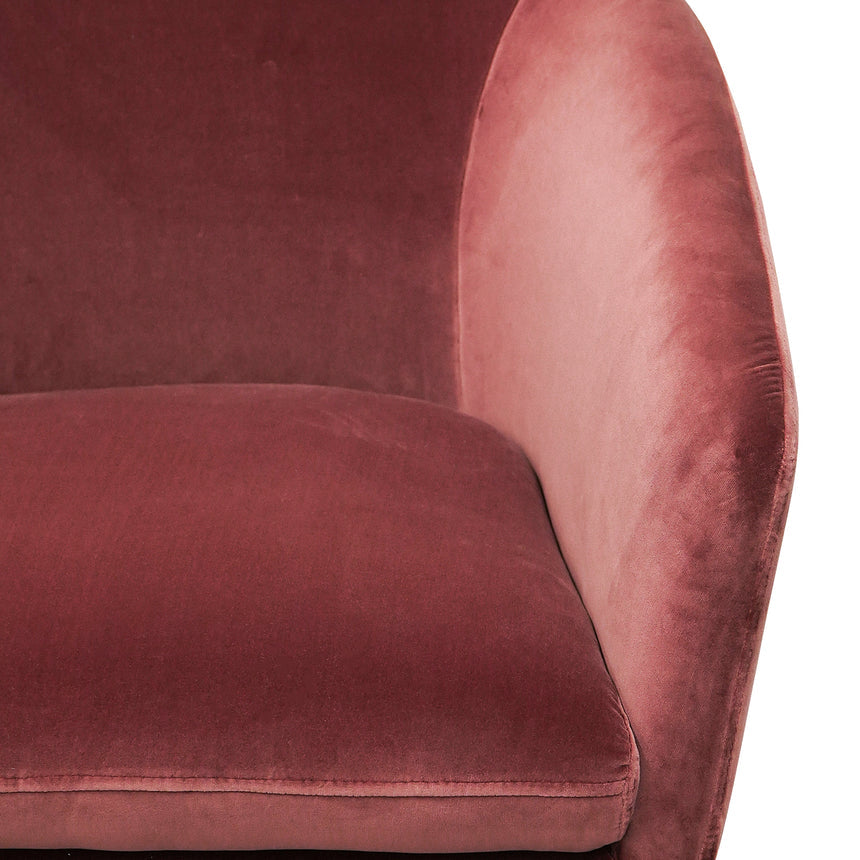 Swivel Lounge Chair - Blood Orange - View 5