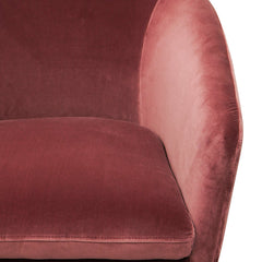 CLC2739-KSO Swivel Lounge Chair - Blood Orange