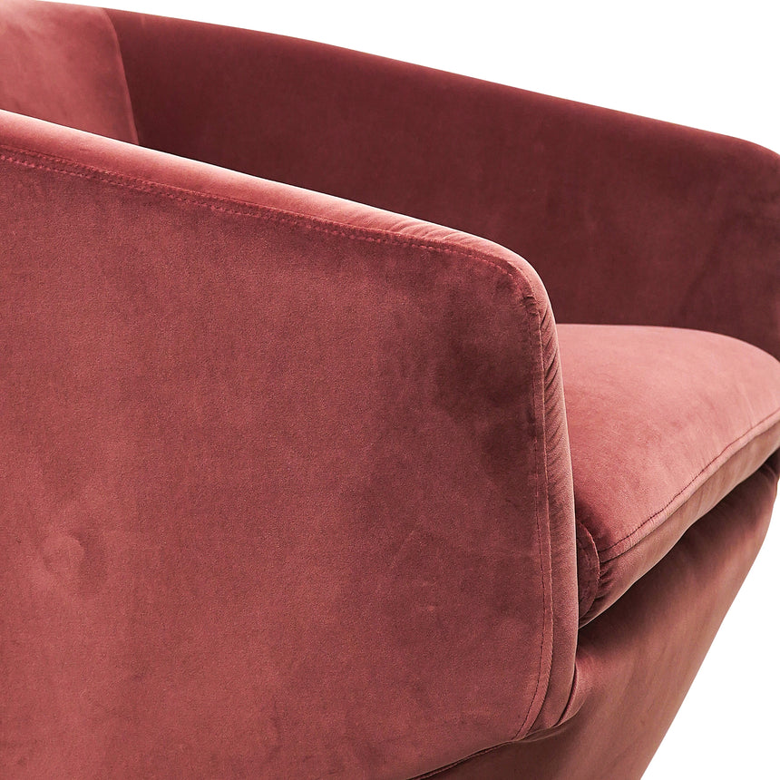 Swivel Lounge Chair - Blood Orange - View 4