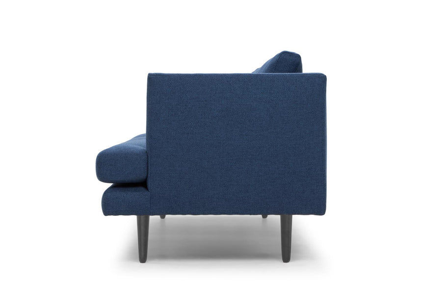 3 Seater Fabric Sofa - Navy - View 7