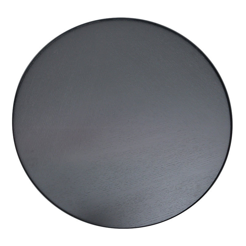 Ccf391L-Bb 90CM Round Coffee Table | Black Oak Top | Myka Home