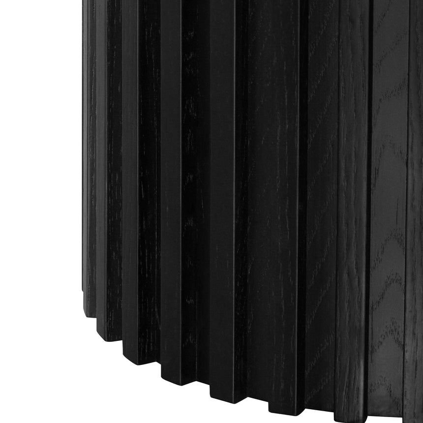 2.2m Wooden Dining Table - Black Oak - View 7