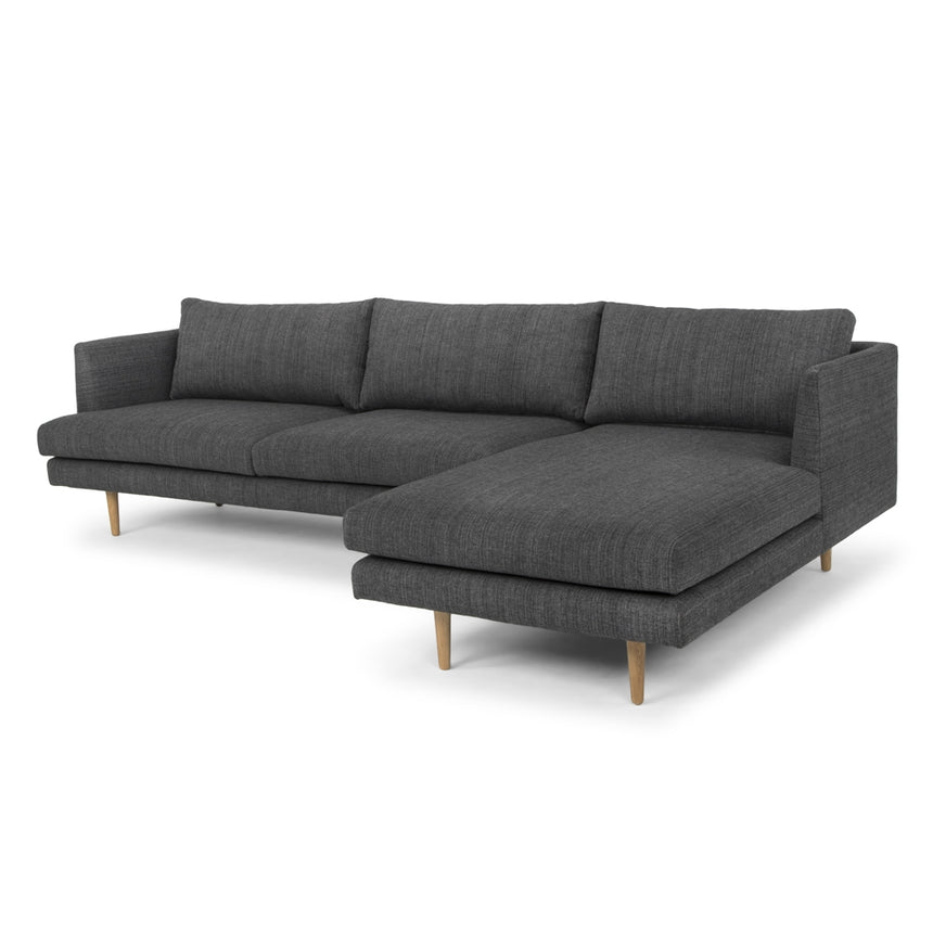 3 Seater With Right Chaise - Metal Grey Main image