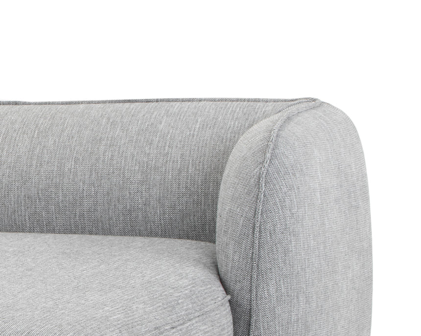 3 Seater Right Chaise Sofa - Graphite Grey - View 2