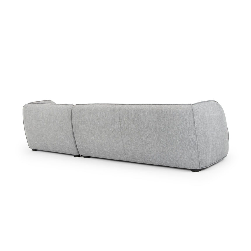 3 Seater Right Chaise Sofa - Graphite Grey - View 3