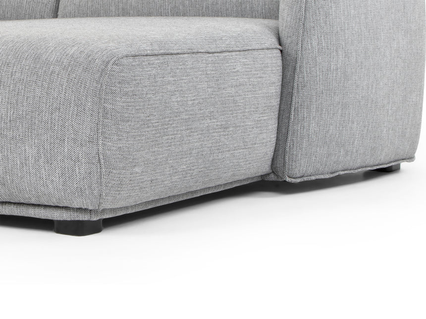3 Seater Right Chaise Sofa - Graphite Grey - View 5