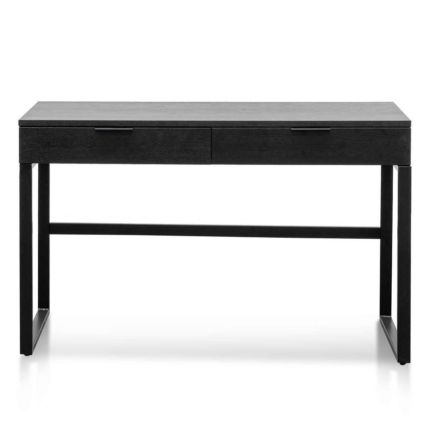 120cm Home Office Desk | Black | Myka Home - View 2