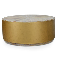 Ex Display - CCF1085-NI 1m Round Elm Coffee Table