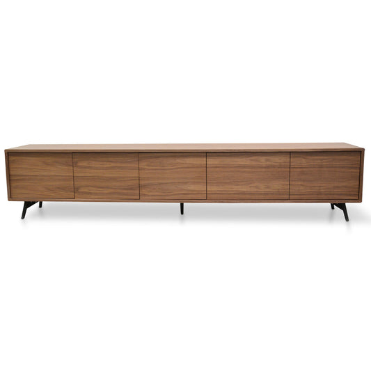 CTV106-BB 2.4m TV Entertainment  Unit - Walnut