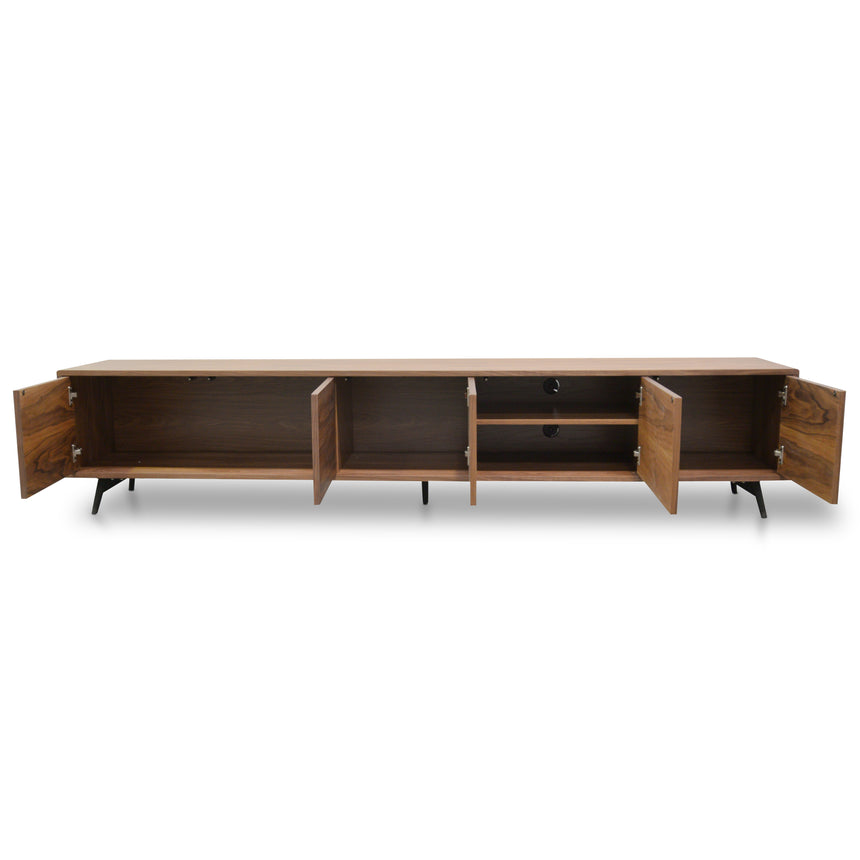 2.4m TV Entertainment  Unit | Walnut | Myka Home - View 4