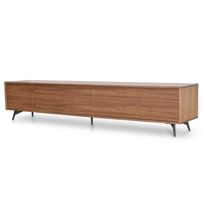 2.4m TV Entertainment  Unit | Walnut | Myka Home - View 3