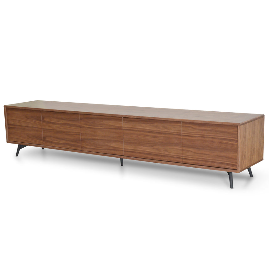 2.4m TV Entertainment  Unit | Walnut | Myka Home