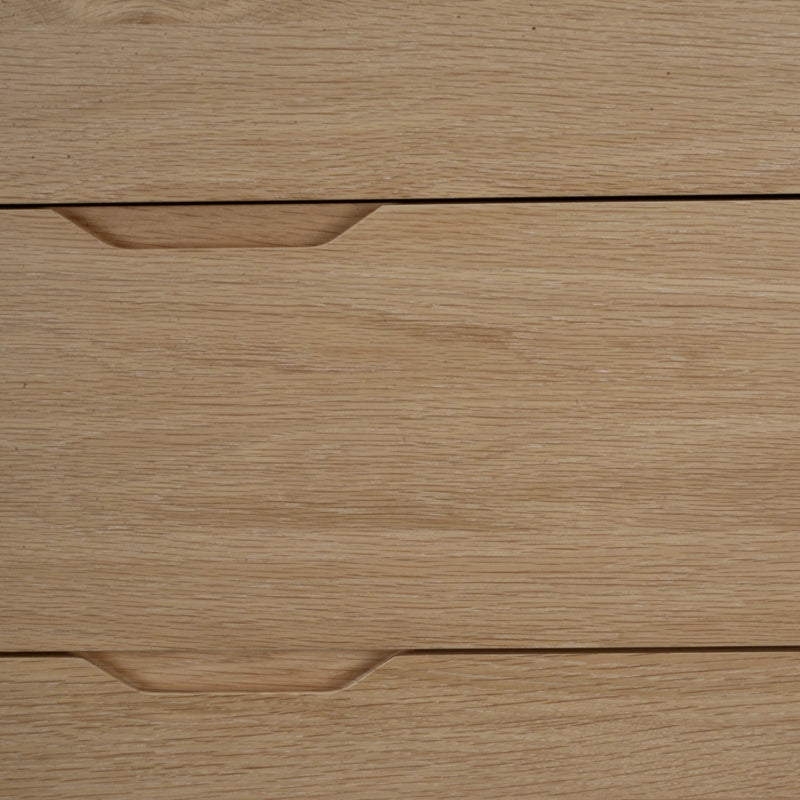 6 Drawer Wide Chest - Natural - View 11