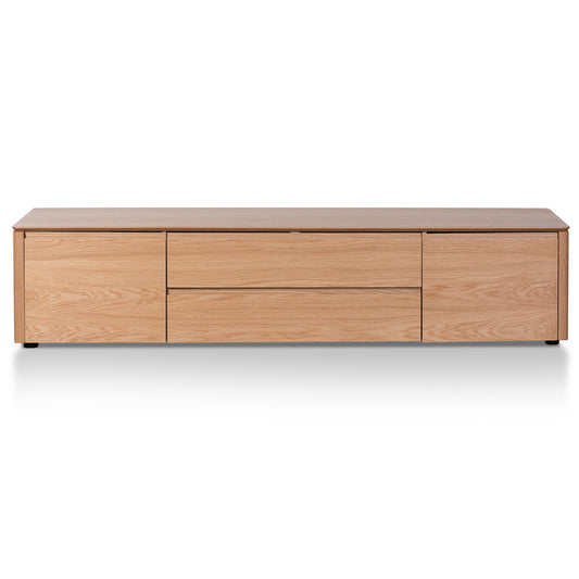CTV6201-CN TV Entertainment Unit with Middle Drawer - Natural Oak