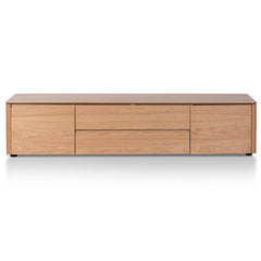 CTV6201-CN TV Entertainment Unit with Middle Drawer - Natural Oak