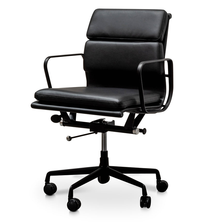 Low Back Office Chair | Full Black | Myka Home