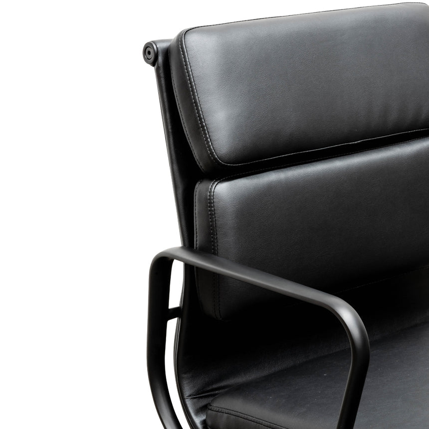 Low Back Office Chair | Full Black | Myka Home - View 8