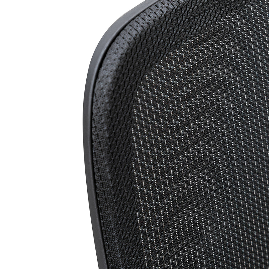 Mesh Ergonomic Office Chair | Black | Myka Home - View 9