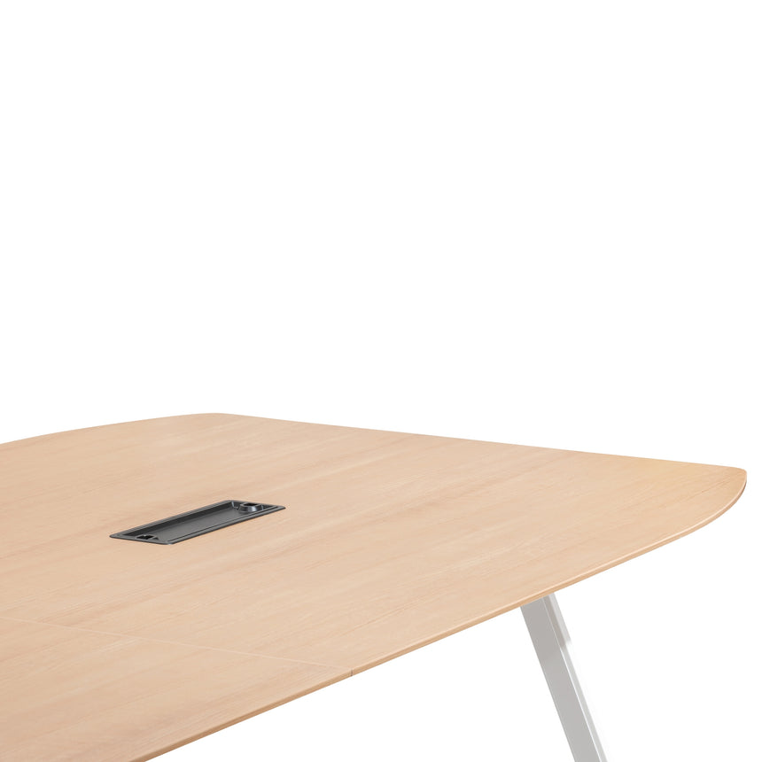 Boardroom Meeting Table | Natural | Myka Home - View 3