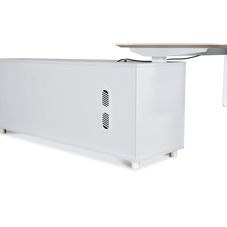 Ex Display - COT396 Executive Office Desk White - Right Return - View 3