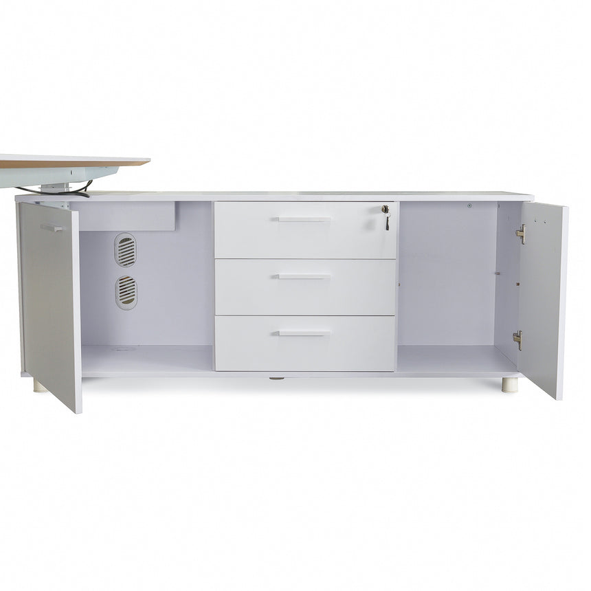Ex Display - COT396 Executive Office Desk White - Right Return - View 7