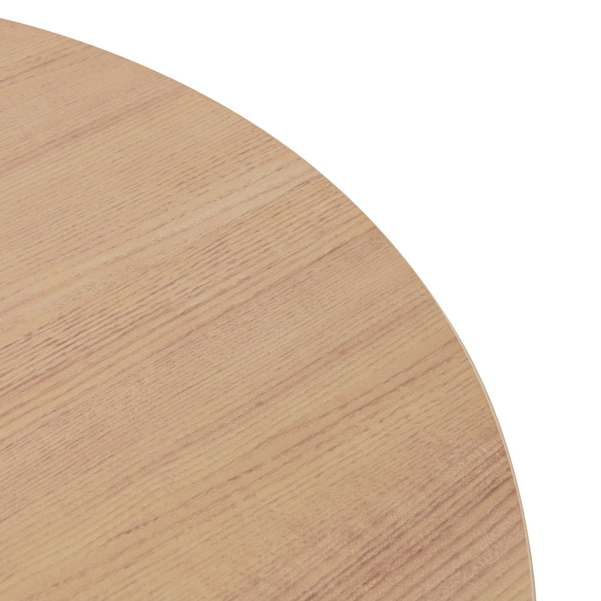 Round Office Meeting Table | Natural | Myka Home - View 3