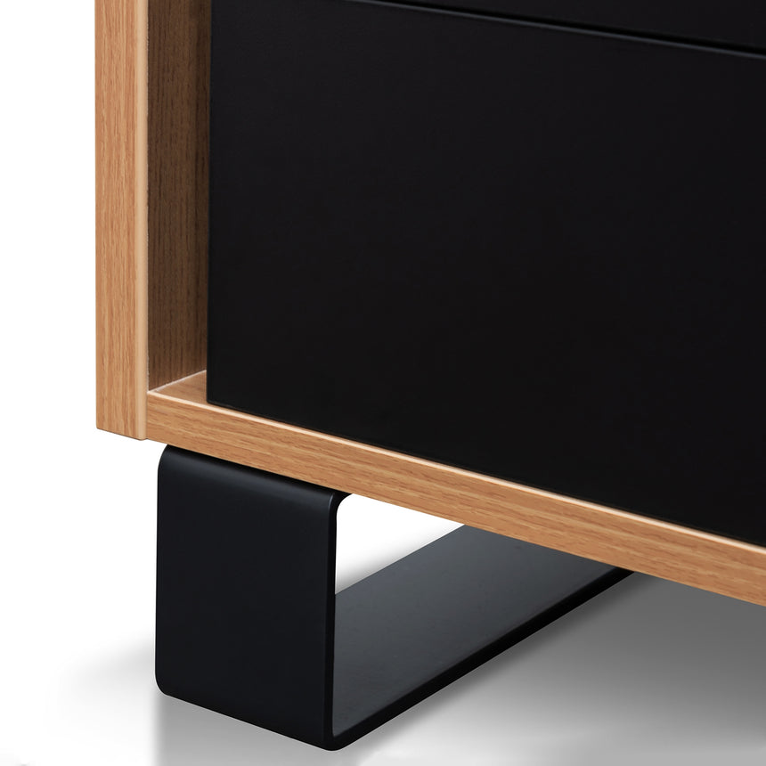 2.3m Left Return Office Desk | Natural | Myka Home - View 16