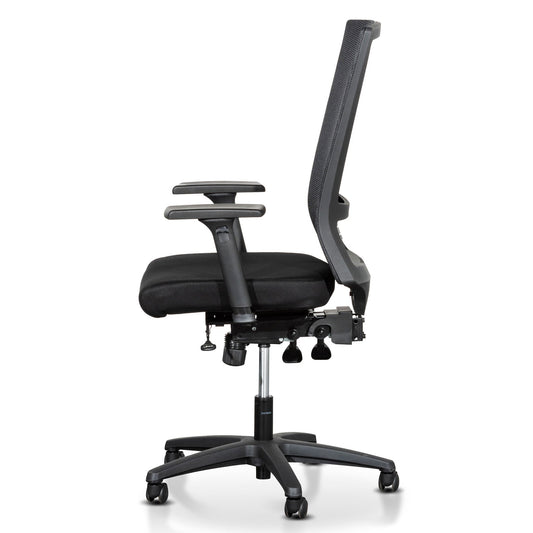 High Back Mesh Office Chair | Black | Myka Home