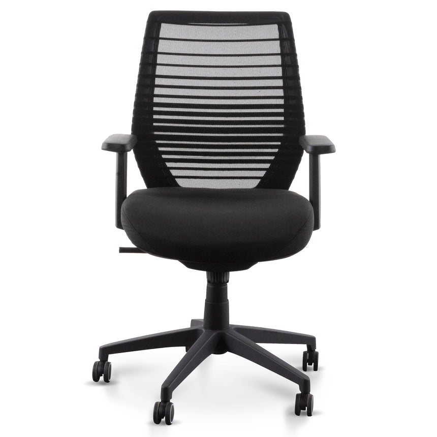 Office Chair | Full Black | Myka Home - View 2
