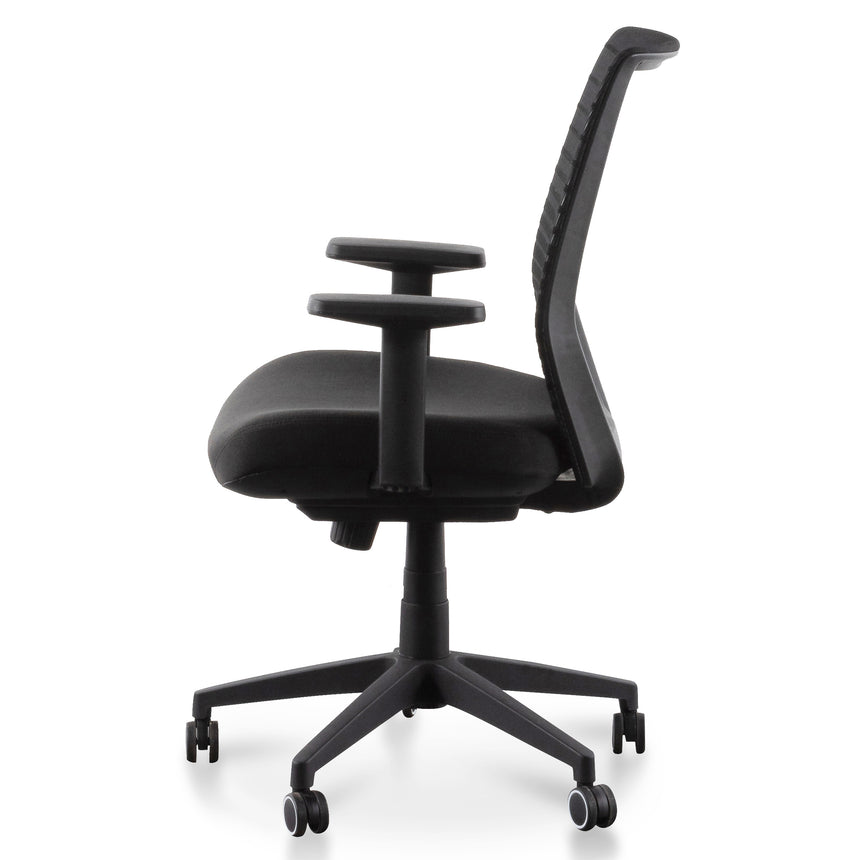 Office Chair | Full Black | Myka Home - View 3