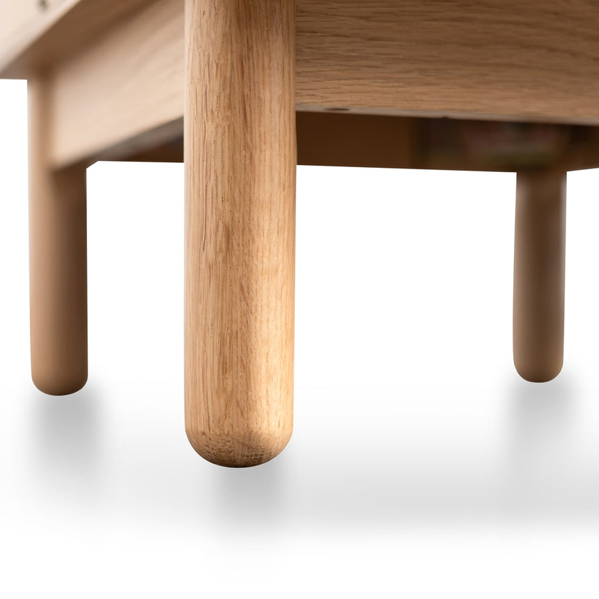2 Drawer Side Table | Oak | Myka Home - View 13
