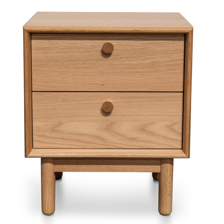 2 Drawer Side Table | Oak | Myka Home - View 3