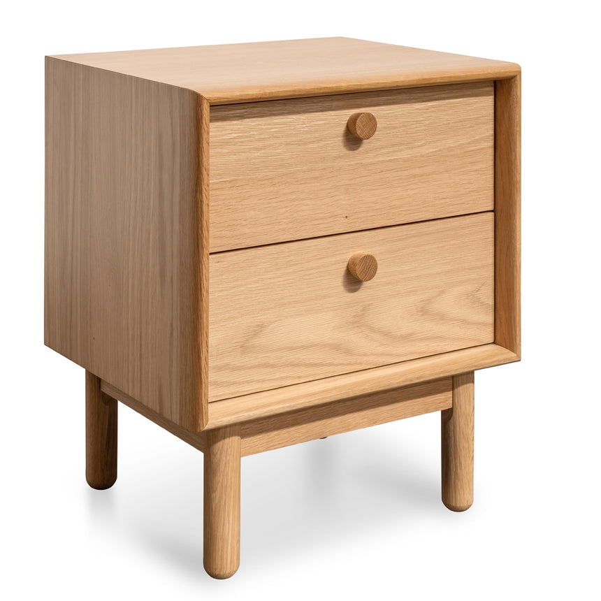 2 Drawer Side Table | Oak | Myka Home - View 5