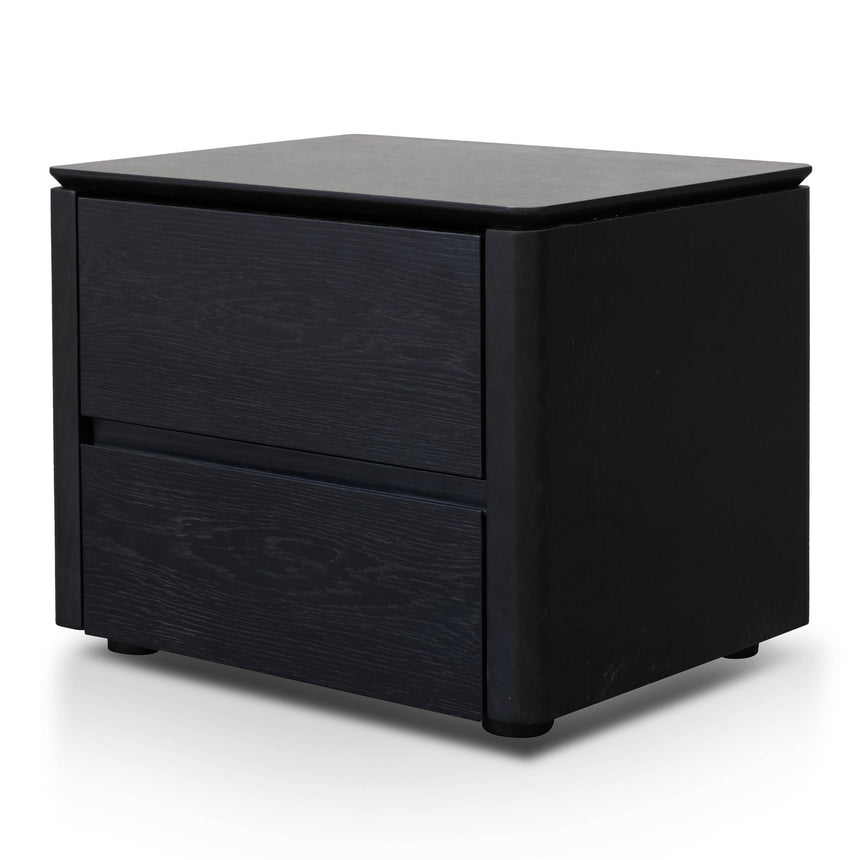 Bedside Table | Black Oak Veneer | Myka Home