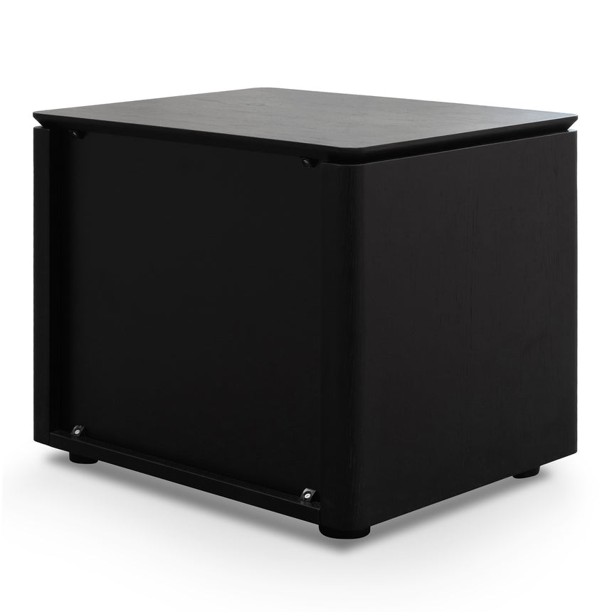 Bedside Table | Black Oak Veneer | Myka Home - View 5