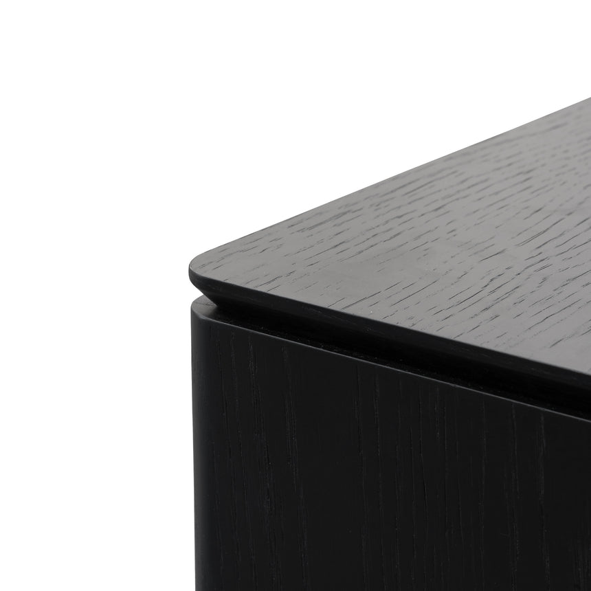 Bedside Table | Black Oak Veneer | Myka Home - View 9