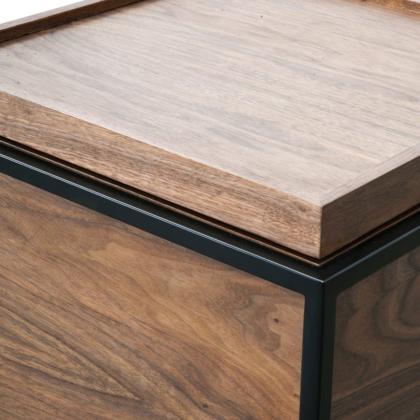 CST312WAL-IG Oak Side Table - Walnut - View 3